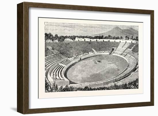 The Amphitheatre Pompeii-null-Framed Giclee Print