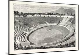 The Amphitheatre Pompeii-null-Mounted Giclee Print