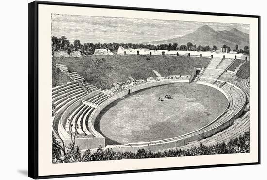 The Amphitheatre Pompeii-null-Framed Stretched Canvas