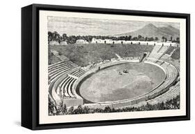 The Amphitheatre Pompeii-null-Framed Stretched Canvas