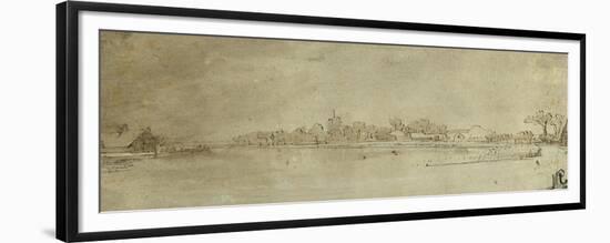 The Amstel Near Kostverloren, C.1651-52-Rembrandt van Rijn-Framed Giclee Print