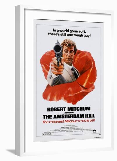 The Amsterdam Kill, Robert Mitchum, 1977-null-Framed Art Print