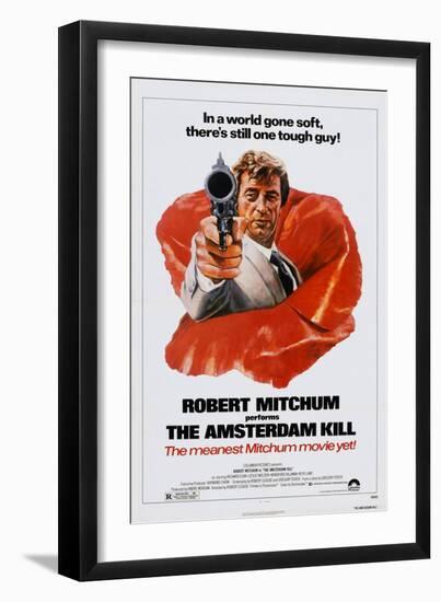 The Amsterdam Kill, Robert Mitchum, 1977-null-Framed Art Print