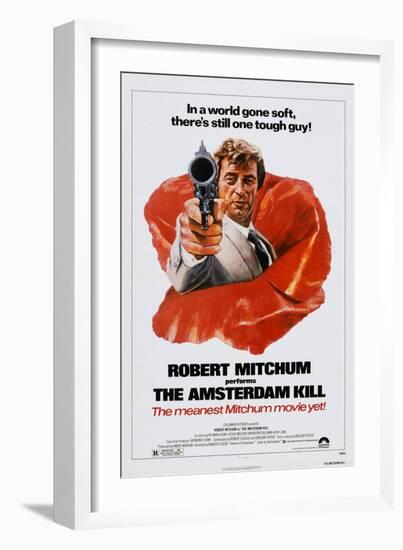 The Amsterdam Kill, Robert Mitchum, 1977-null-Framed Art Print