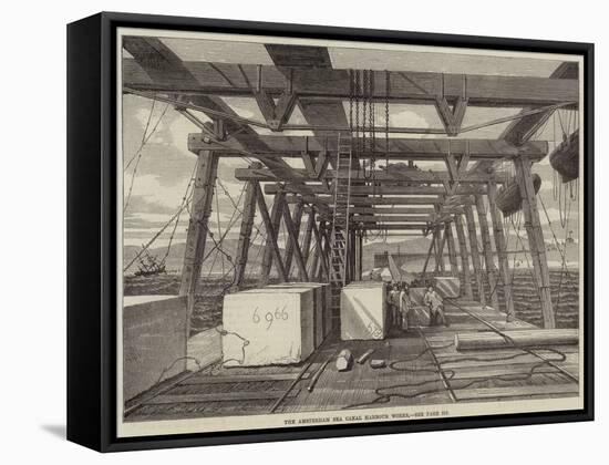 The Amsterdam Sea Canal Harbour Works-null-Framed Stretched Canvas