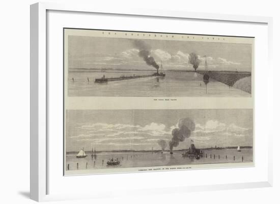 The Amsterdam Sea Canal-null-Framed Giclee Print