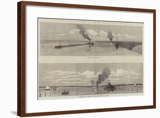 The Amsterdam Sea Canal-null-Framed Giclee Print