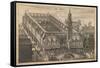 The Amsterdam Stock Exchange, Early 17th C-null-Framed Stretched Canvas