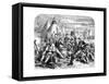 The Amusement of the Soldiers before Sevastopol, 1855-null-Framed Stretched Canvas