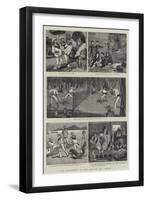 The Amusements of the British Tar Abroad-null-Framed Premium Giclee Print