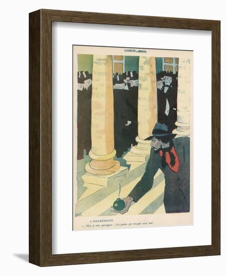 The Anarchist Plants a Bomb-Juan Gris-Framed Photographic Print