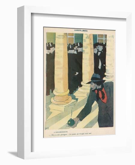 The Anarchist Plants a Bomb-Juan Gris-Framed Photographic Print