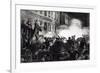 The Anarchist Riot in Chicago: a Dynamite Bomb Exploding Among the Police, from "Harper's Weekly"-Thure De Thulstrup-Framed Giclee Print