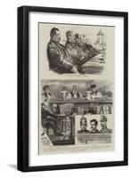 The Anarchists in Paris, the Trial of Ravachol at the Palais De Justice-Charles Paul Renouard-Framed Giclee Print