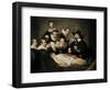 The Anatomy Lecture of Dr-Rembrandt van Rijn-Framed Art Print