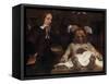 The Anatomy Lesson of Dr. Jan Deijman, 1656-Rembrandt van Rijn-Framed Stretched Canvas