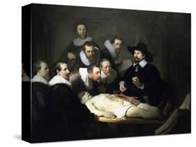 The Anatomy Lesson of Dr Nicolaes Tulp, 1632-Rembrandt van Rijn-Stretched Canvas