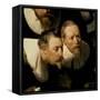 The Anatomy Lesson of Dr. Nicolaes Tulp, 1632-Rembrandt van Rijn-Framed Stretched Canvas