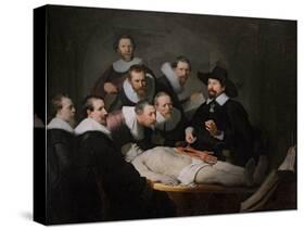 The Anatomy Lesson of Dr. Nicolaes Tulp, 1632-Rembrandt van Rijn-Stretched Canvas