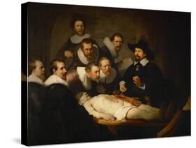 The Anatomy Lesson of Dr. Nicolaes Tulp-Rembrandt van Rijn-Stretched Canvas