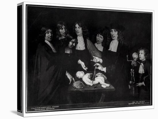 The Anatomy Lesson of Professor Frederik Ruysch circa 1683-Jan Van Neck-Stretched Canvas