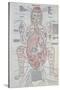 The Anatomy of the Pregnant Woman, Illustration from 'Fasciculus Medicinae' by Johannes De Ketham-Italian School-Stretched Canvas