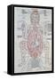 The Anatomy of the Pregnant Woman, Illustration from 'Fasciculus Medicinae' by Johannes De Ketham-Italian School-Framed Stretched Canvas