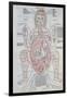The Anatomy of the Pregnant Woman, Illustration from 'Fasciculus Medicinae' by Johannes De Ketham-Italian School-Framed Giclee Print