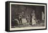 The Ancestor on the Tapestry-John Haynes Williams-Framed Stretched Canvas