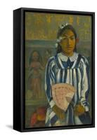 The Ancestors of Tehamana OR Tehamana Has Many Parents , 1893-Paul Gauguin-Framed Stretched Canvas