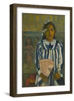 The Ancestors of Tehamana OR Tehamana Has Many Parents , 1893-Paul Gauguin-Framed Giclee Print