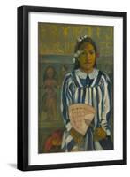 The Ancestors of Tehamana OR Tehamana Has Many Parents , 1893-Paul Gauguin-Framed Premium Giclee Print