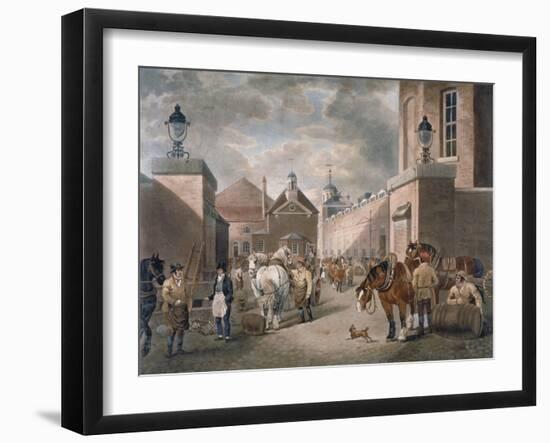 The Anchor Brewery, Mile End Road, Stepney, London, C1820-Dean Wolstenholme-Framed Giclee Print