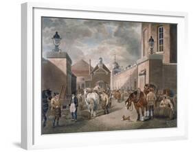 The Anchor Brewery, Mile End Road, Stepney, London, C1820-Dean Wolstenholme-Framed Giclee Print