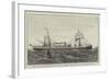 The Anchor Line Steam-Ship Roumania, Wrecked Off the Coast of Portugal, 27 October-null-Framed Giclee Print