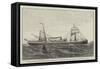 The Anchor Line Steam-Ship Roumania, Wrecked Off the Coast of Portugal, 27 October-null-Framed Stretched Canvas