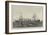 The Anchor Line Steam-Ship Roumania, Wrecked Off the Coast of Portugal, 27 October-null-Framed Giclee Print