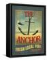 The Anchor-Martin Wiscombe-Framed Stretched Canvas