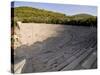 The Ancient Amphitheatre of Epidaurus, UNESCO World Heritage Site, Peloponnese, Greece, Europe-null-Stretched Canvas