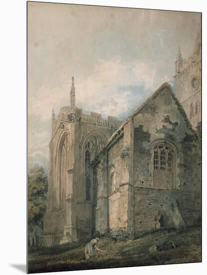 The Ancient Charnel House-Thomas Girtin-Mounted Giclee Print