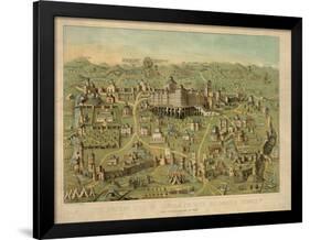 The Ancient City of Jerusalem with Solomon's Temple, 1871-null-Framed Giclee Print