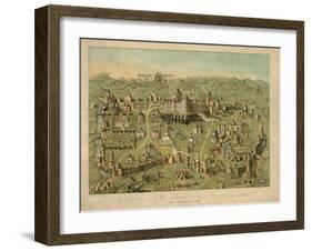 The Ancient City of Jerusalem with Solomon's Temple, 1871-null-Framed Giclee Print