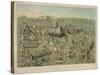 The Ancient City of Jerusalem with Solomon's Temple-null-Stretched Canvas