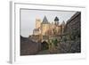 The Ancient Fortified City of Carcassone-David Lomax-Framed Photographic Print