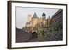 The Ancient Fortified City of Carcassone-David Lomax-Framed Photographic Print