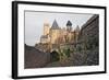 The Ancient Fortified City of Carcassone-David Lomax-Framed Photographic Print