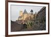 The Ancient Fortified City of Carcassone-David Lomax-Framed Photographic Print