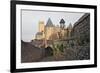 The Ancient Fortified City of Carcassone-David Lomax-Framed Photographic Print