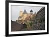 The Ancient Fortified City of Carcassone-David Lomax-Framed Photographic Print