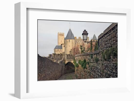 The Ancient Fortified City of Carcassone-David Lomax-Framed Photographic Print